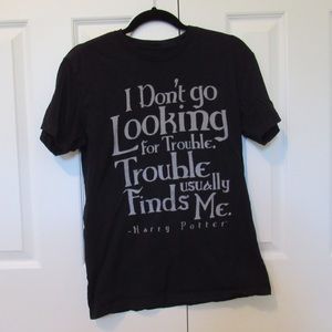 Harry Potter quote black tee
